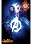 INFINITY WAR HEROES BLUE AVENGERS CINEMA MOVIE FILM PRINT PREMIUM POSTER
