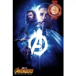 INFINITY WAR HEROES BLUE AVENGERS CINEMA MOVIE FILM PRINT PREMIUM POSTER