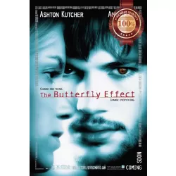 THE BUTTERFLY EFFECT 2004 ORIGINAL OFFICIAL CINEMA MOVIE PRINT PREMIUM POSTER