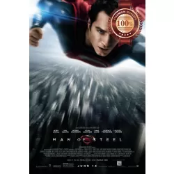 MAN OF STEEL 2013 SUPERMAN FLYING ORIGINAL CINEMA MOVIE PRINT PREMIUM POSTER