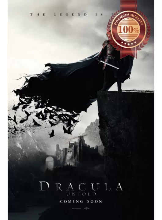 DRACULA UNTOLD 2014 ORIGINAL OFFICIAL CINEMA MOVIE FILM PRINT PREMIUM POSTER DRACULA UNTOLD 2014 ORIGINAL OFFICIAL CINEMA MOVIE FILM PRINT PREMIUM POSTER