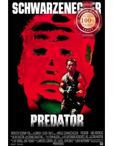 PREDATOR 1 1987 80s SCHWARZENEGGER ORIGINAL FILM MOVIE PRINT PREMIUM POSTER