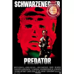 PREDATOR 1 1987 80s SCHWARZENEGGER ORIGINAL FILM MOVIE PRINT PREMIUM POSTER