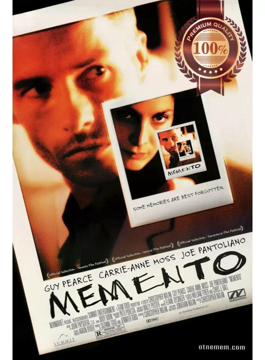 MEMENTO 2000 ORIGINAL OFFICIAL CINEMA MOVIE FILM PRINT PREMIUM POSTER