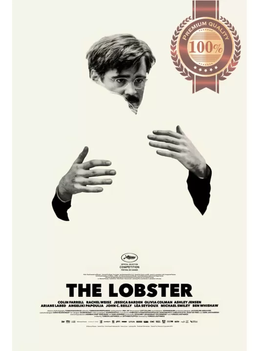 THE LOBSTER 2015 COLIN FARREL ORIGINAL CINEMA FILM MOVIE PRINT PREMIUM POSTER THE LOBSTER 2015 COLIN FARREL ORIGINAL CINEMA FILM MOVIE PRINT PREMIUM POSTER