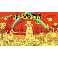 SUPERJAIL CARTOON ADULT SWIM SUPER JAIL DECOR WALL ART PRINT PREMIUM POSTER