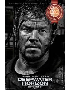 DEEPWATER HORIZON 2016 ORIGINAL MOVIE CINEMA PRINT PREMIUM POSTER