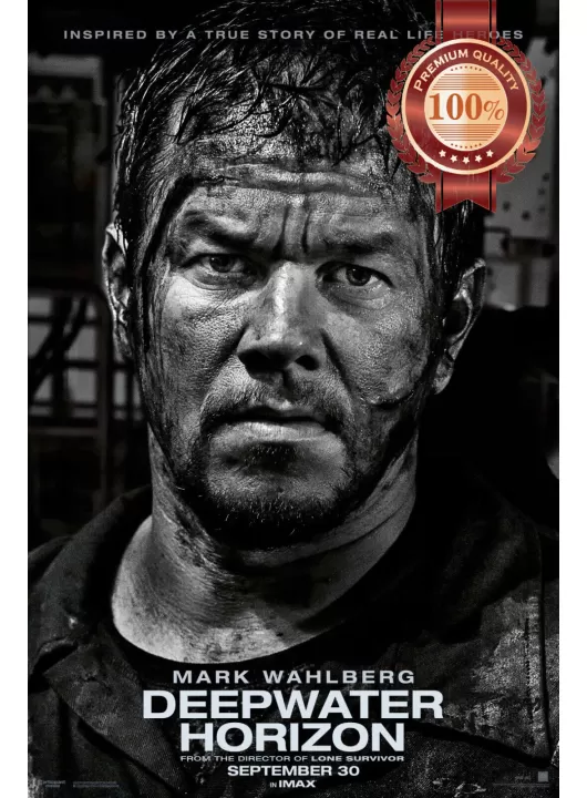 DEEPWATER HORIZON 2016 ORIGINAL MOVIE CINEMA PRINT PREMIUM POSTER