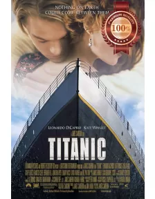 TITANIC ORIGINAL 1997 90s FILM OFFICIAL CINEMA MOVIE PRINT PREMIUM POSTER