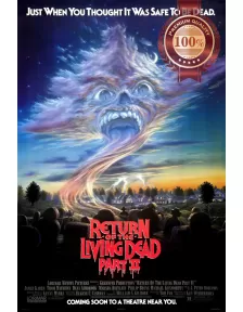 RETURN OF THE LIVING DEAD 2 II 1988 ORIGINAL CINEMA MOVIE PRINT PREMIUM POSTER