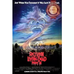 RETURN OF THE LIVING DEAD 2 II 1988 ORIGINAL CINEMA MOVIE PRINT PREMIUM POSTER