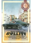 BULLITT NEW ART 1968 60s PAINTING ORIGINAL MOVIE CINEMA PRINT PREMIUM POSTER