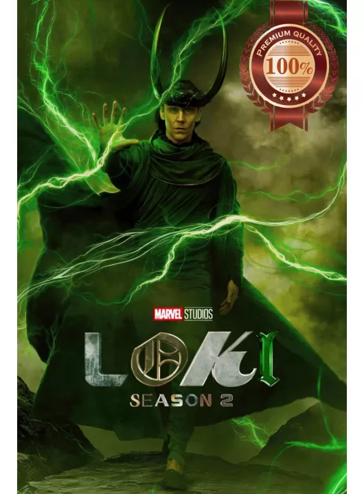 LOKI TV SEASON 2 LIGHTNING WALKING OFFICIAL SERIES TV SHOW PRINT PREMIUM POSTER