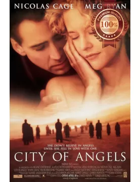 CITY OF ANGELS 1998 90s NICOLAS CAGE ORIGINAL CINEMA MOVIE PRINT PREMIUM POSTER