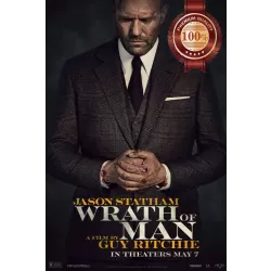 WRATH OF MAN 2021 ORIGINAL OFFICIAL CINEMA FILM MOVIE PRINT PREMIUM POSTER