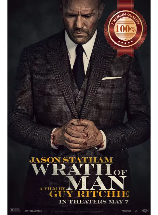 WRATH OF MAN 2021 ORIGINAL OFFICIAL CINEMA FILM MOVIE PRINT PREMIUM POSTER