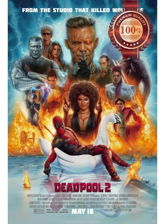 DEADPOOL 2 II OFFICIAL FOX MARVEL FILM MOVIE CINEMA PRINT ART PREMIUM POSTER