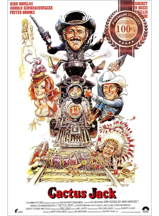 CACTUS JACK THE VILLAIN 1979 70s ORIGINAL OFFICIAL MOVIE FILM PRINT PREMIUM POSTER