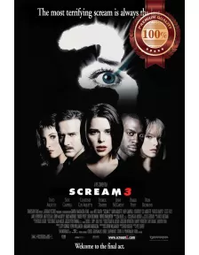 SCREAM 3 2000 ORIGINAL OFFICIAL CINEMA MOVIE FILM PRINT PREMIUM POSTER