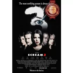 SCREAM 3 2000 ORIGINAL OFFICIAL CINEMA MOVIE FILM PRINT PREMIUM POSTER