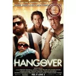 THE HANGOVER 1 ONE 2009 ORIGINAL OFFICIAL CINEMA MOVIE FILM PRINT PREMIUM POSTER