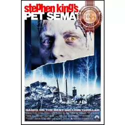 PET SEMATARY 1989 80s OFFICIAL ORIGINAL CINEMA FILM MOVIE PRINT PREMIUM POSTER
