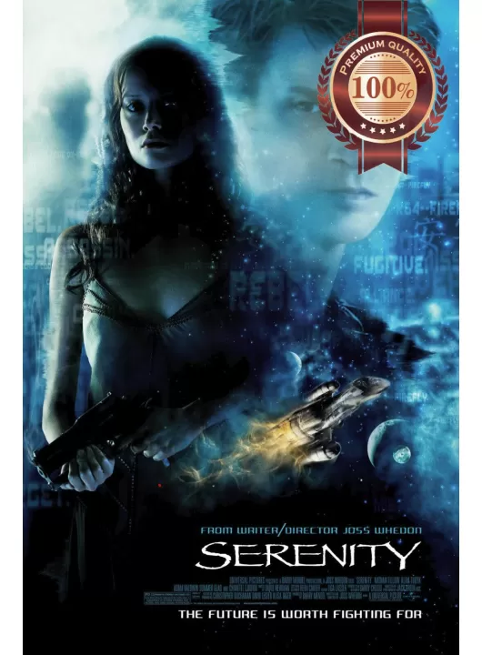 SERENITY 2005 SCI-FI ORIGINAL OFFICIAL CINEMA FILM MOVIE PRINT PREMIUM POSTER