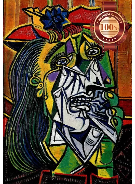 PABLO PICASSO WEEPING WOMAN OIL PAINTING WALL ART DECOR PRINT PREMIUM POSTER