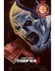 TERRIFIER 3 2024 ORIGINAL REPRO TEASER MOVIE FILM CINEMA PRINT PREMIUM POSTER