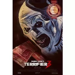 TERRIFIER 3 2024 ORIGINAL REPRO TEASER MOVIE FILM CINEMA PRINT PREMIUM POSTER