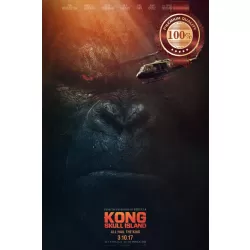 KONG SKULL ISLAND KING KONG 2017 FACE ORIGINAL CINEMA MOVIE PRINT PREMIUM POSTER