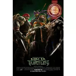 TEENAGE MUTANT NINJA TURTLES 2014 OFFICIAL ORIGINAL MOVIE PRINT PREMIUM POSTER