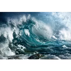 BIG WAVES CRASHING OCEAN SEA SURF BEACH WALL ART PHOTO PRINT  PREMIUM POSTER