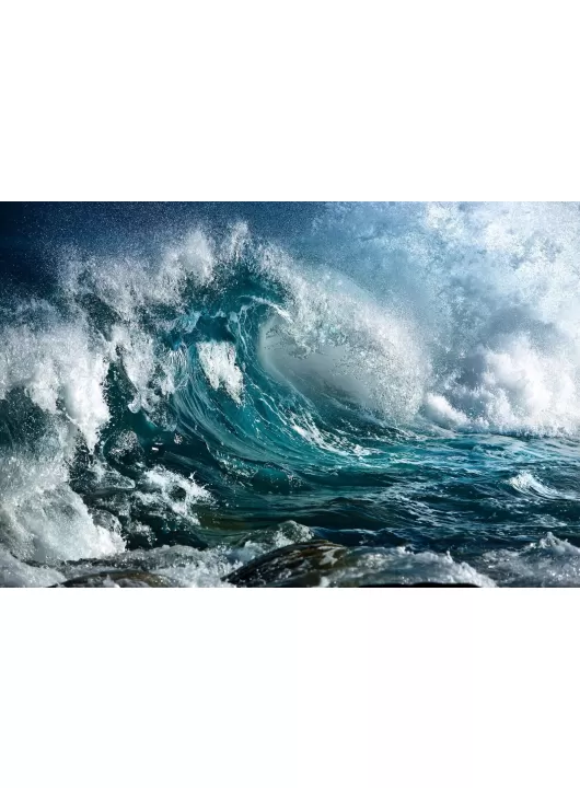 BIG WAVES CRASHING OCEAN SEA SURF BEACH WALL ART PHOTO PRINT PREMIUM POSTER