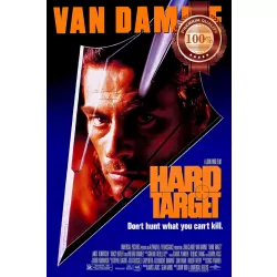 HARD TARGET VAN DAMME MOVIE FILM 1991 90s ORIGINAL PRINT PREMIUM POSTER