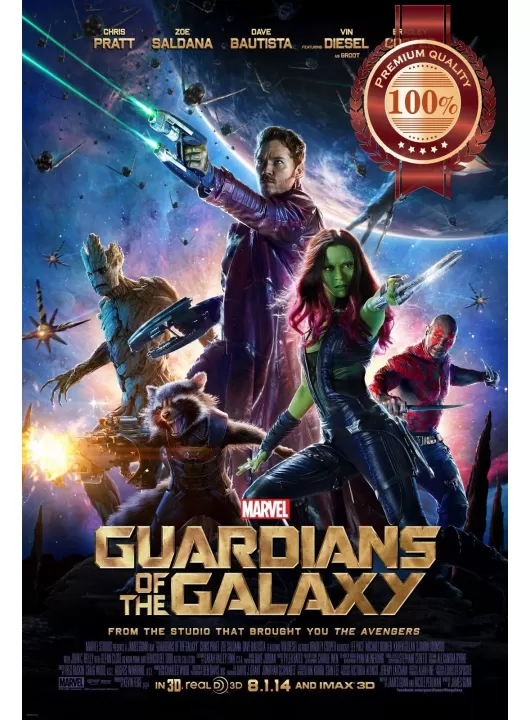 GUARDIANS OF THE GALAXY 2014 GOTG ORIGINAL MOVIE WALL ART PRINT PREMIUM POSTER