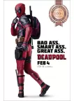 DEADPOOL 2016 BAD SMART ASS OFFICIAL ORIGINAL CINEMA MOVIE PRINT PREMIUM POSTER