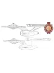 STAR TREK SHIP BLUE PRINTS DIAGRAM NCC-1700 DRAWN PHOTO PRINT PREMIUM POSTER STAR TREK SHIP BLUE PRINTS DIAGRAM NCC-1700 DRAWN PHOTO PRINT PREMIUM POSTER
