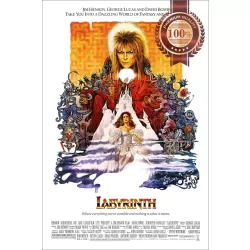 LABYRINTH 1986 80s DAVID BOWIE OFFICIAL ORIGINAL MOVIE FILM PRINT PREMIUM POSTER