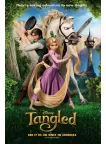 TANGLED 2010 DISNEY CARTOON OFFICIAL ART ORIGINAL MOVIE FILM PRINT PREMIUM POSTER
