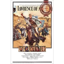 LAWRENCE OF ARABIA 1962 60s OFFICIAL ORIGINAL CINEMA MOVIE PRINT PREMIUM POSTER