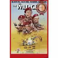 THE WILD GEESE 1978 70 RETRO ORIGINAL CINEMA FILM MOVIE PRINT PREMIUM POSTER
