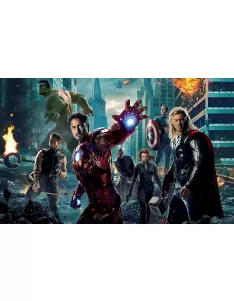 THE AVENGERS CHARACTERS IRONMAN HULK MOVIE WALL ART PRINT - PREMIUM POSTER
