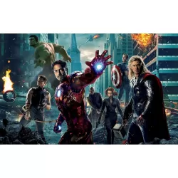 THE AVENGERS CHARACTERS IRONMAN HULK MOVIE WALL ART PRINT - PREMIUM POSTER