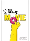 THE SIMPSONS MOVIE 2007 HAND DONUT ORIGINAL TEASER MOVIE PRINT PREMIUM POSTER