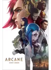 ARCANE LEAGUE OF LEGENDS ANIME OFFICIAL SERIES TV SHOW PRINT PREMIUM POSTER ARCANE LEAGUE OF LEGENDS ANIME OFFICIAL SERIES TV SHOW PRINT PREMIUM POSTER