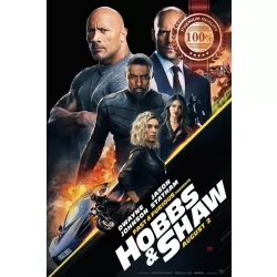 HOBBS AND SHAW FAST AND FURIOUS ORIGINAL CINEMA MOVIE PRINT PREMIUM POSTER