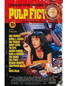 PULP FICTION ORIGINAL CLASSIC 1994 90s MOVIE TARANTINO PRINT PREMIUM POSTER