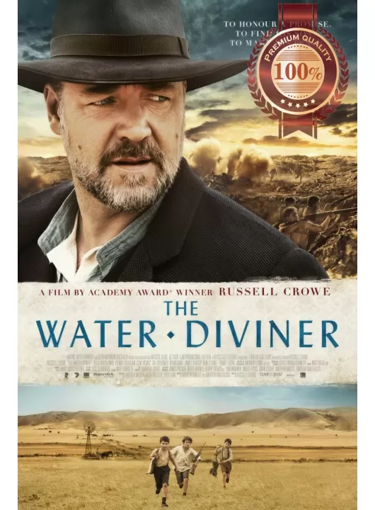 THE WATER DIVINER 2014 CROWE ORIGINAL MOVIE FILM CINEMA PRINT PREMIUM POSTER THE WATER DIVINER 2014 CROWE ORIGINAL MOVIE FILM CINEMA PRINT PREMIUM POSTER