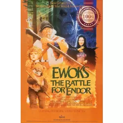 EWOKS THE BATTLE FOR ENDOR ORIGINAL OFFICIAL CINEMA MOVIE PRINT PREMIUM POSTER
